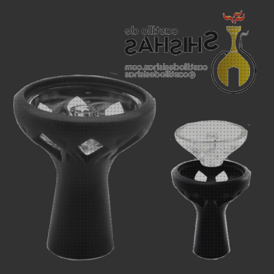 Las mejores cazoletas shisha cachimbas online cazoleta con cristal y silicona shisha