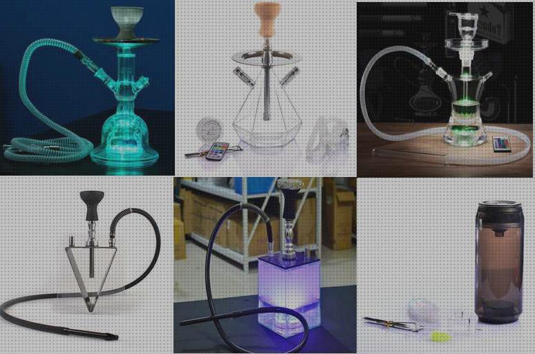 Las mejores hookah shisha cachimbas online cuadrado acrílico hookah moderno shisha