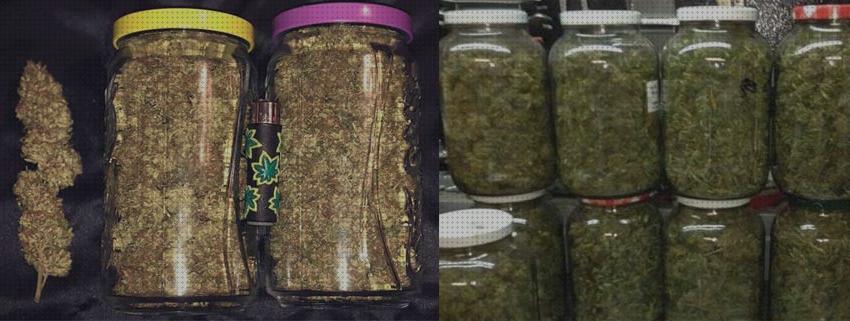 Las mejores botes marihuana curado marihuana en botes de cristal